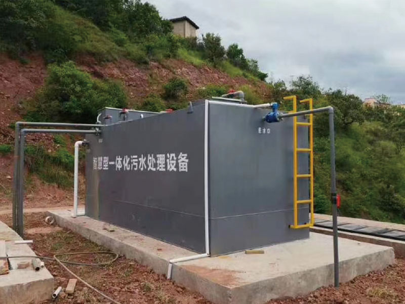 甘肅隴南污水處理設備安裝現場(chǎng)